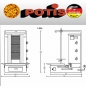 Potis F-GD3, Gas Dönergrill, Motor unten Döner-Grill Erdgas