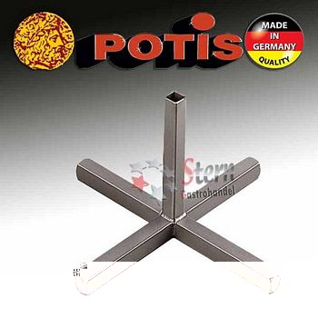Potis Cross handle, (to be used as skewer stud or fpr manual ope