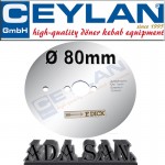 Ceylan, Kreismesser Dick, Außen: Ø 80 mm Bohrung: Ø 13 mm