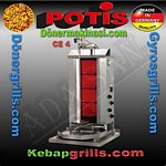 Potis CE4 Doner Grill Ceran, Robax, ceramic glas