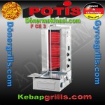 Potis FCE3 Doner Grill Ceran, Robax, ceramic glas